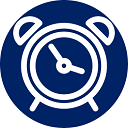 Clock - Royal Blue